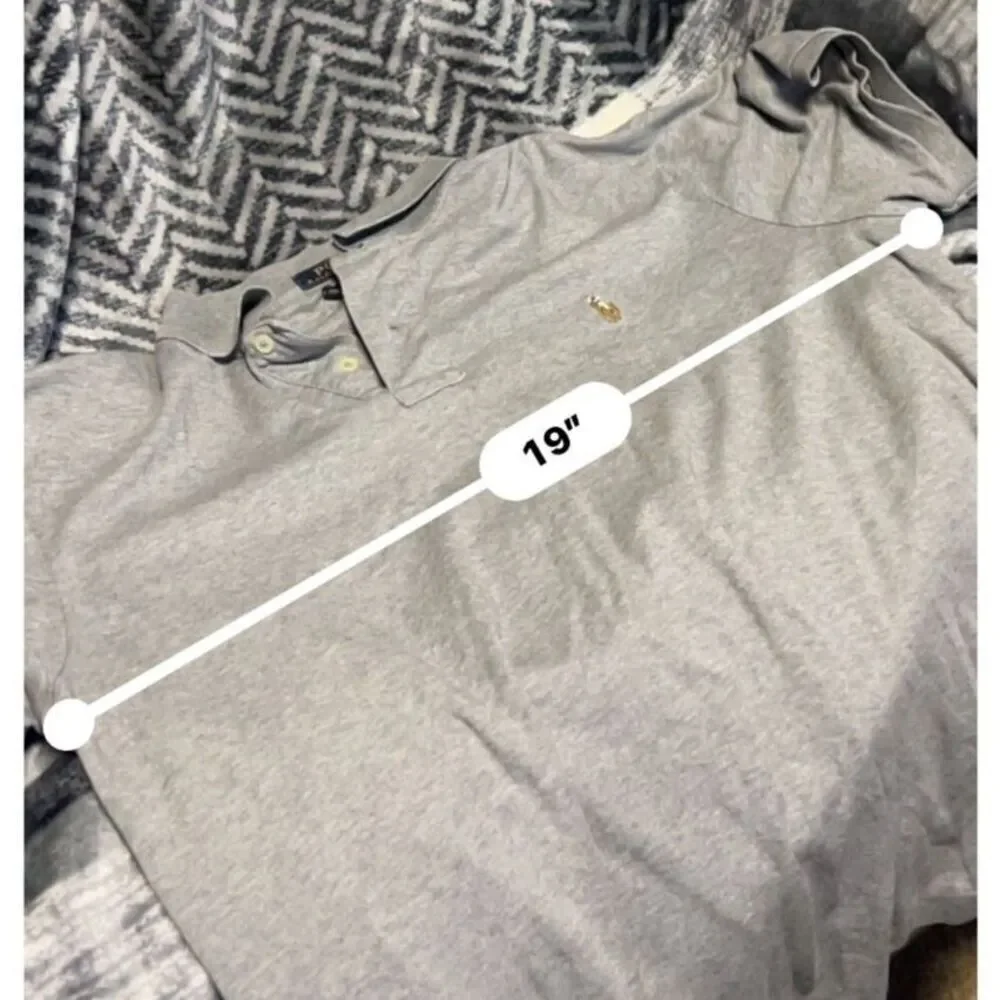 Polo Ralph Lauren Men's Polo Shirt Large Gray